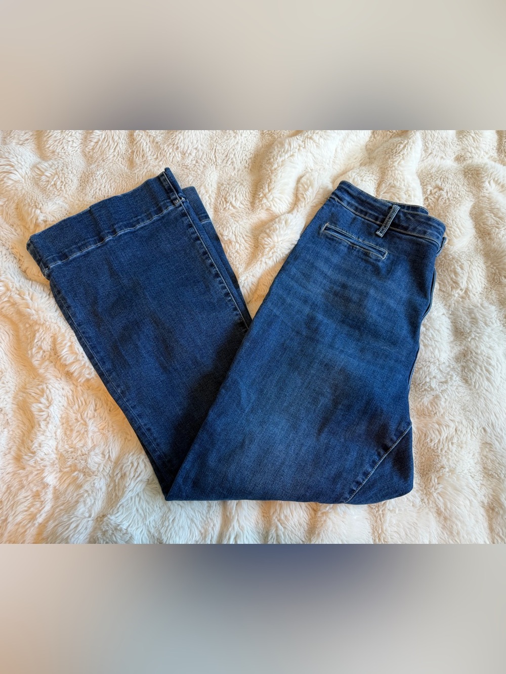 Bridge by GLY Plus Size 20W Bootcut Jeans Dark Wash Stretch Denim